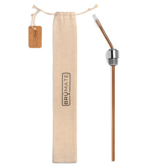 Winesulator TM Infinity Straw | Rose Gold - Home Entertaining