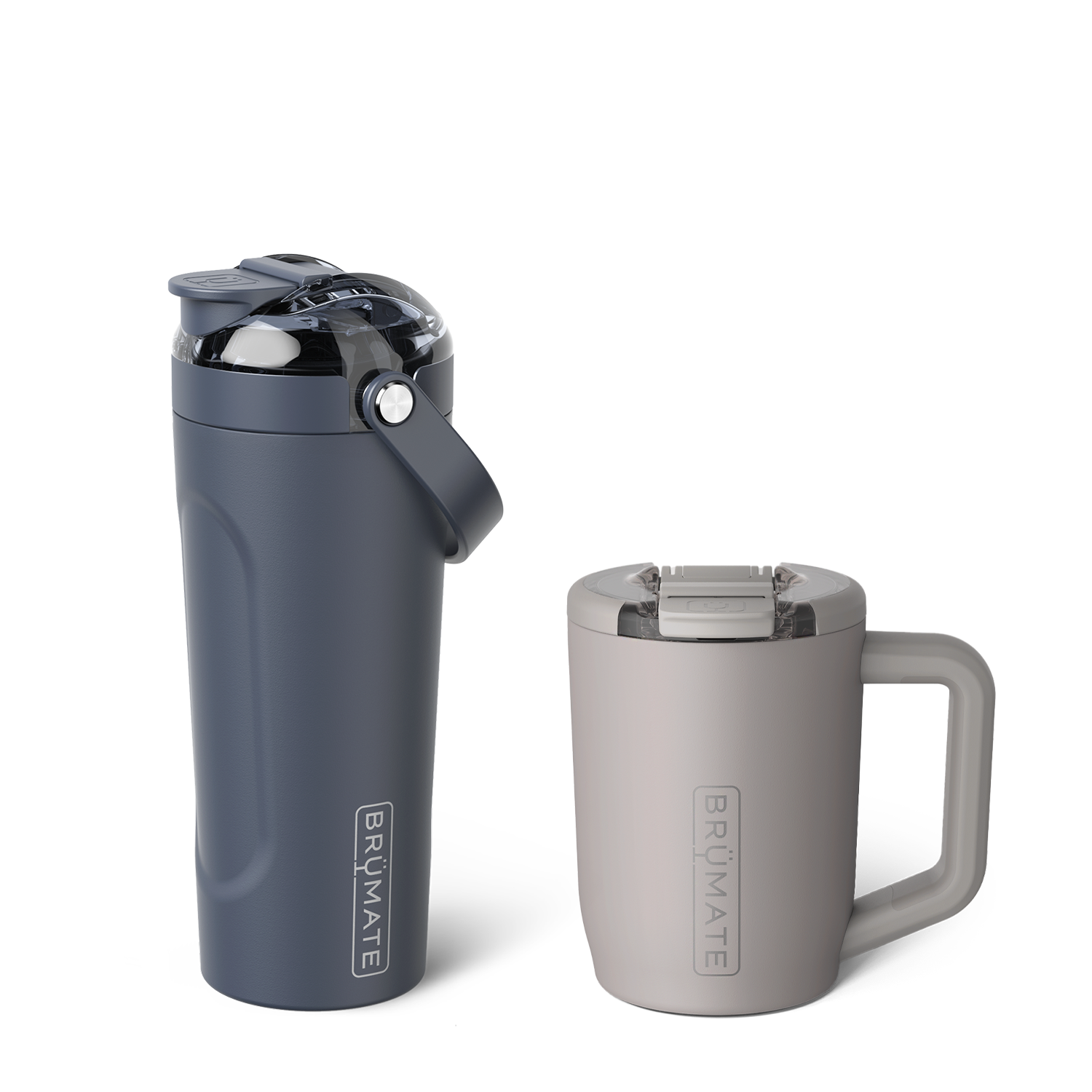 Hydrate + Caffeinate Bundle | Mocha & Nightfall Blue | 15oz/25oz - Pure Refresh