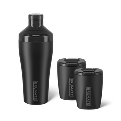 Cocktail Shaker + Rocks Bundle | Matte Black | 22/12oz - Pure Refresh