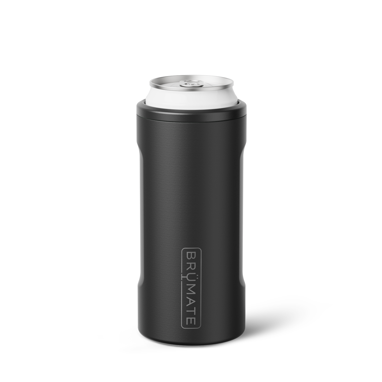 Hopsulator Slim | Matte Black | 12oz Slim Cans - Pure Refresh