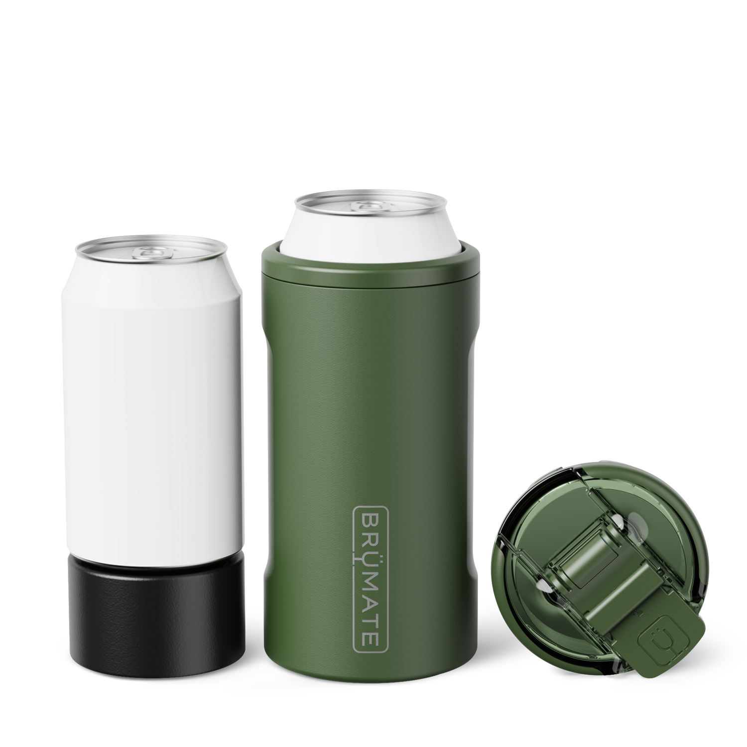 Hopsulator Trio | OD Green | 12/16oz Standard Cans - Fresh Finish