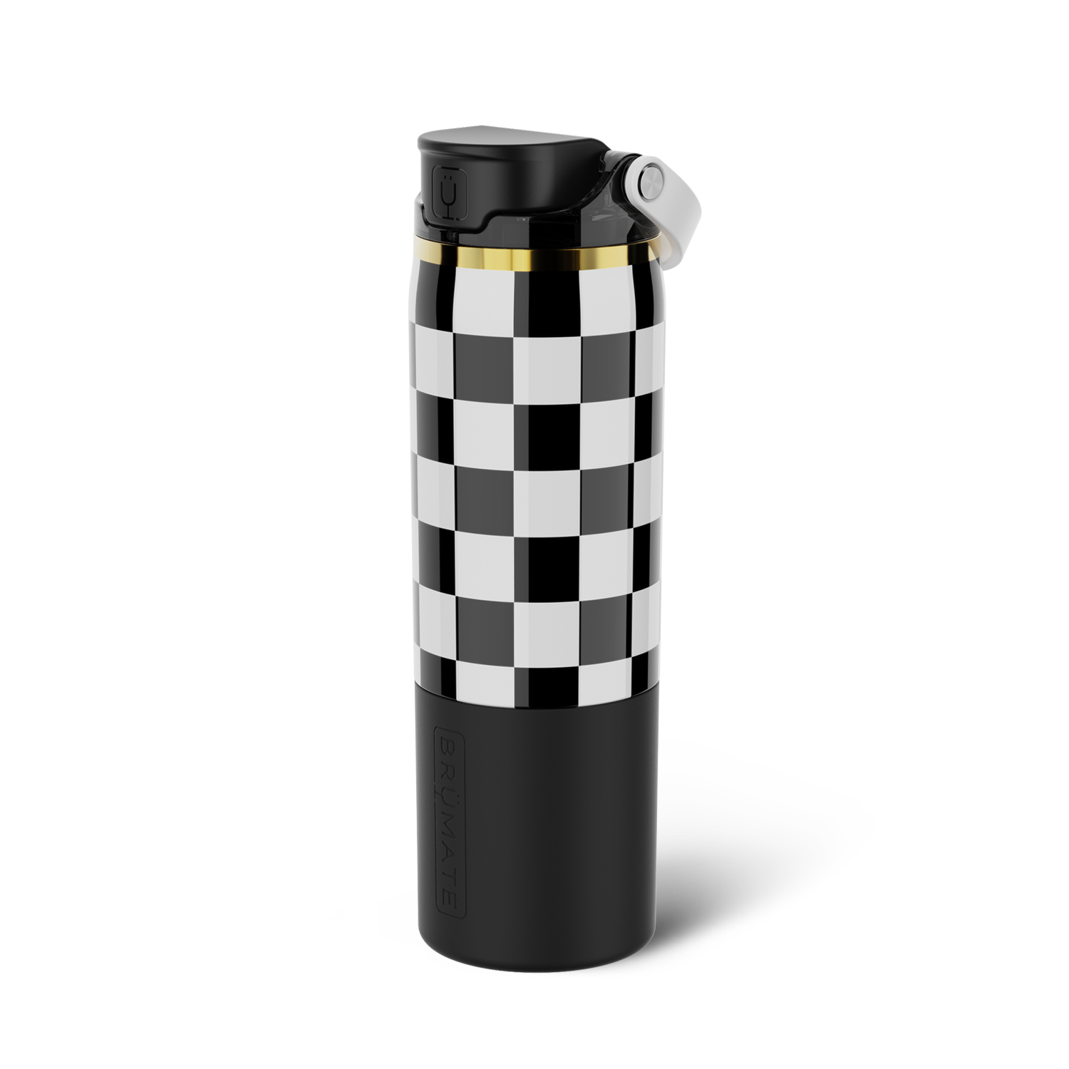 Rise 25oz | Black & White Checker - Pure Refresh