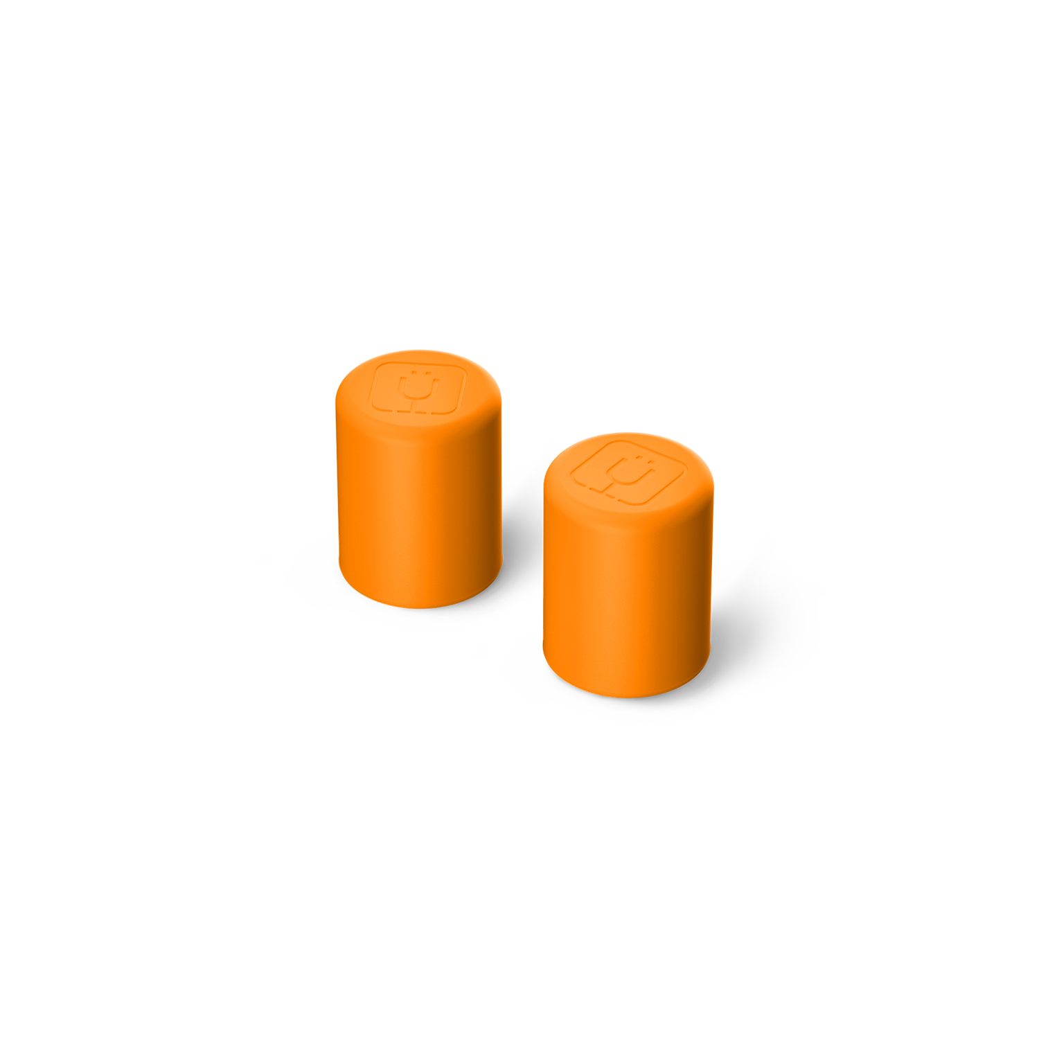 Magnetic Straw Cover | Clementine | 2-Pack - Fresh Flow