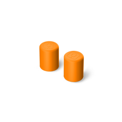 Magnetic Straw Cover | Clementine | 2-Pack - Fresh Flow