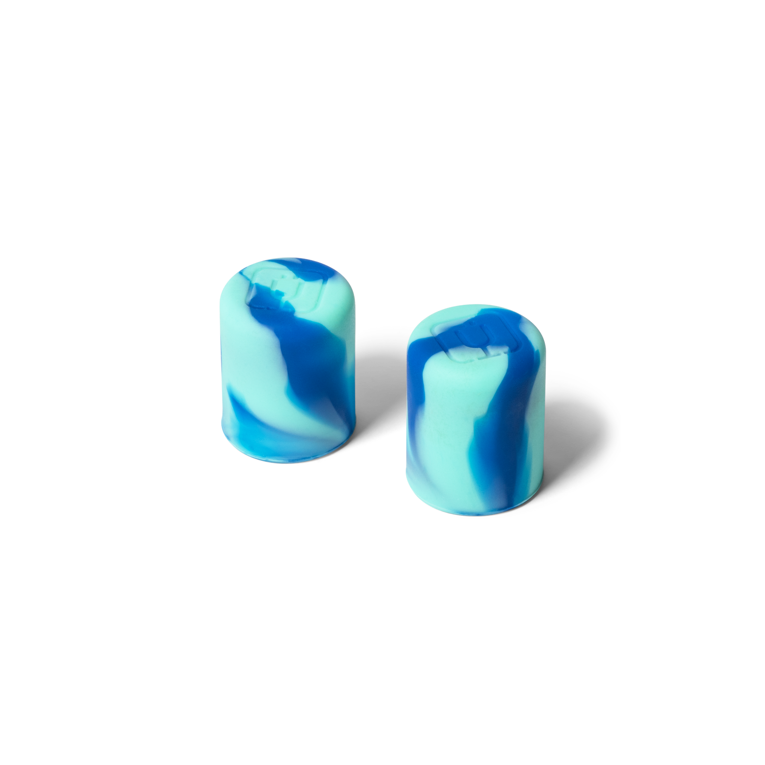 Magnetic Straw Cover | Ocean Swirl | 2-Pack - Quick Sip