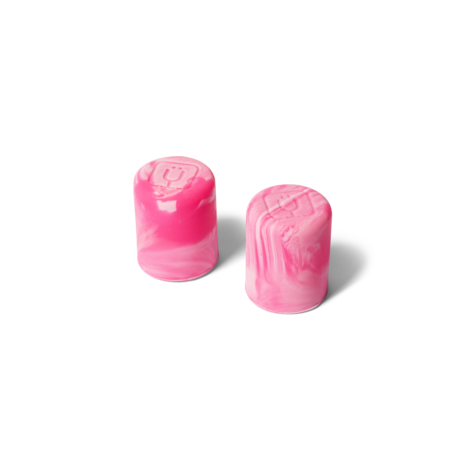 Magnetic Straw Cover | Pink Swirl | 2-Pack - Fresh Flow
