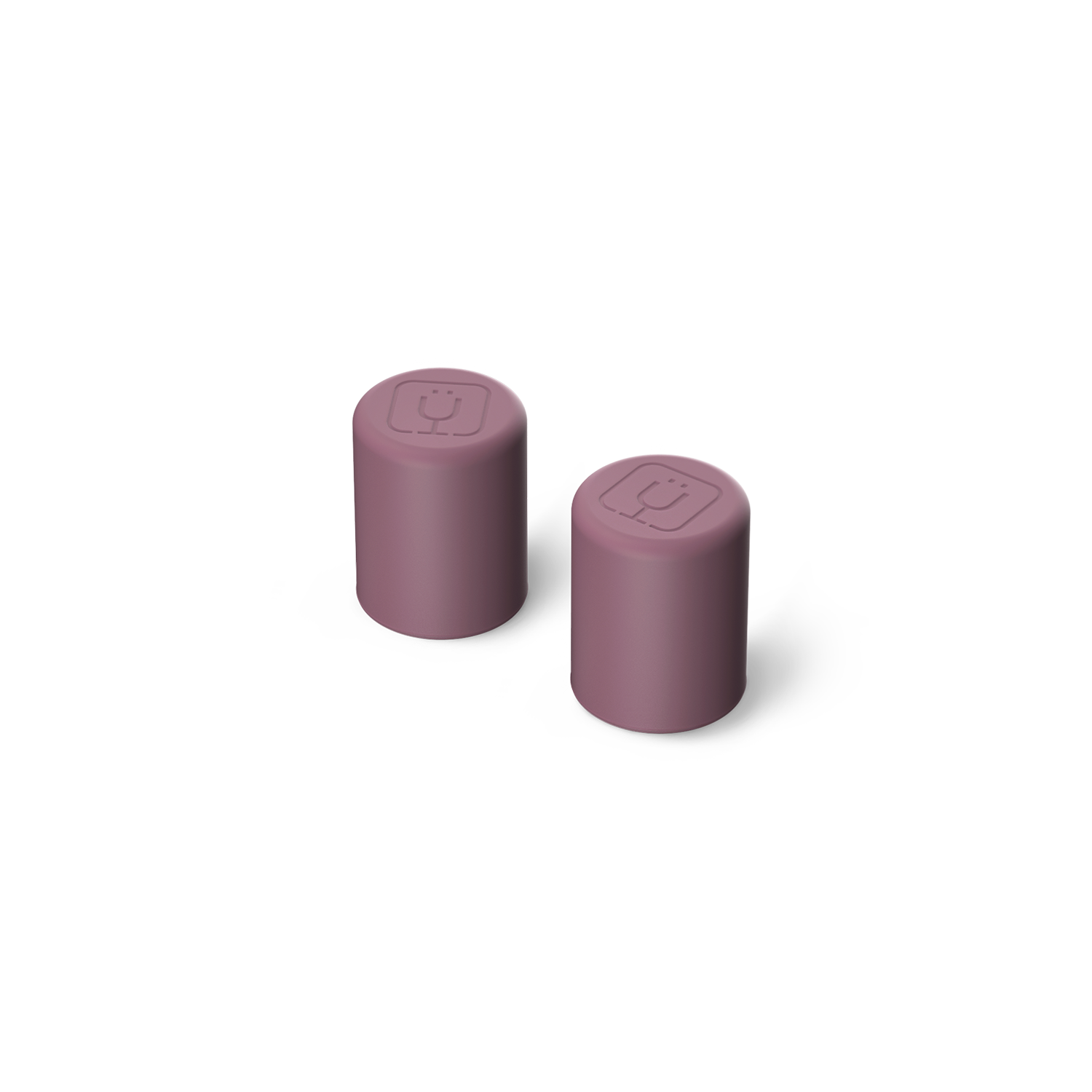 Magnetic Straw Cover | Rose Taupe | 2-Pack - Ready Sip