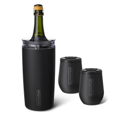 Bottle Chiller Bundle | Matte Black | 49/14oz - Daily Clean