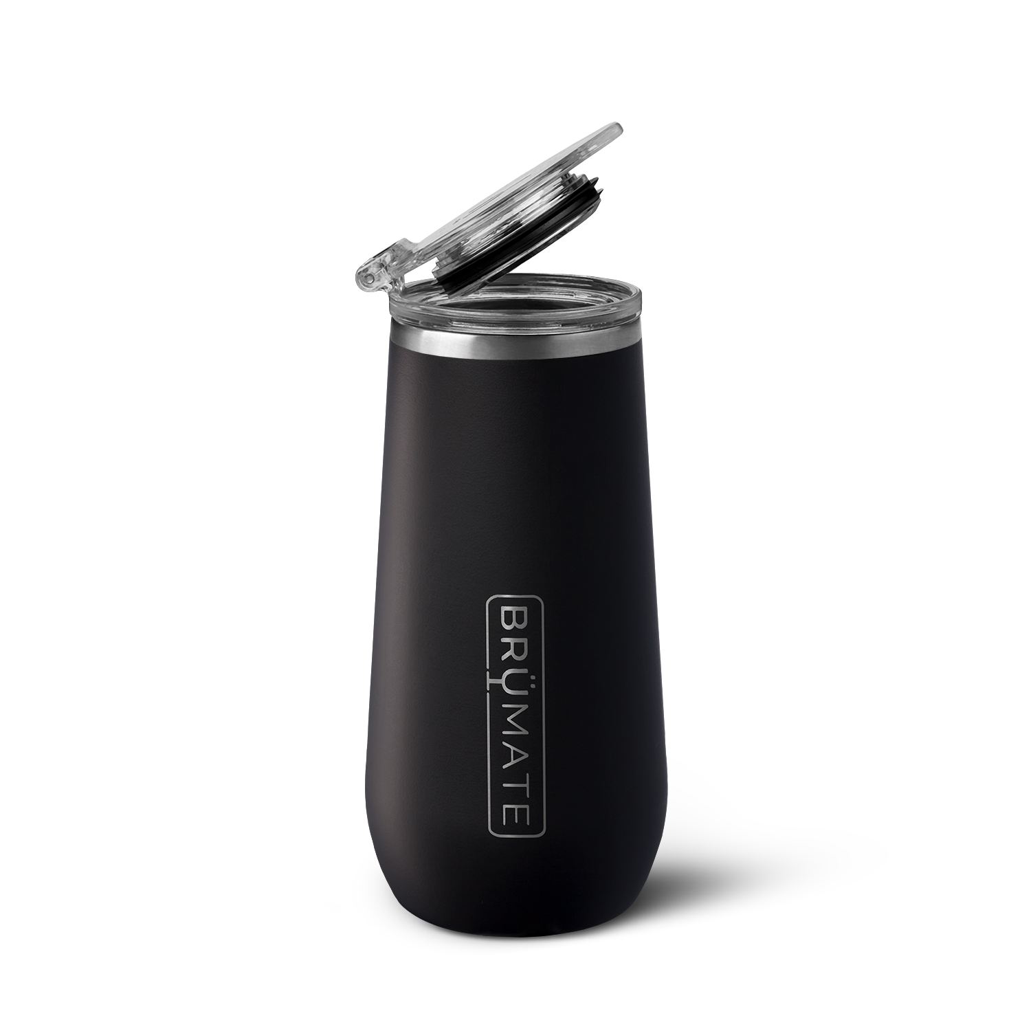 Champagne Flute | Matte Black | 12oz - Home Refresh