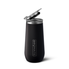 Champagne Flute | Matte Black | 12oz - Home Refresh
