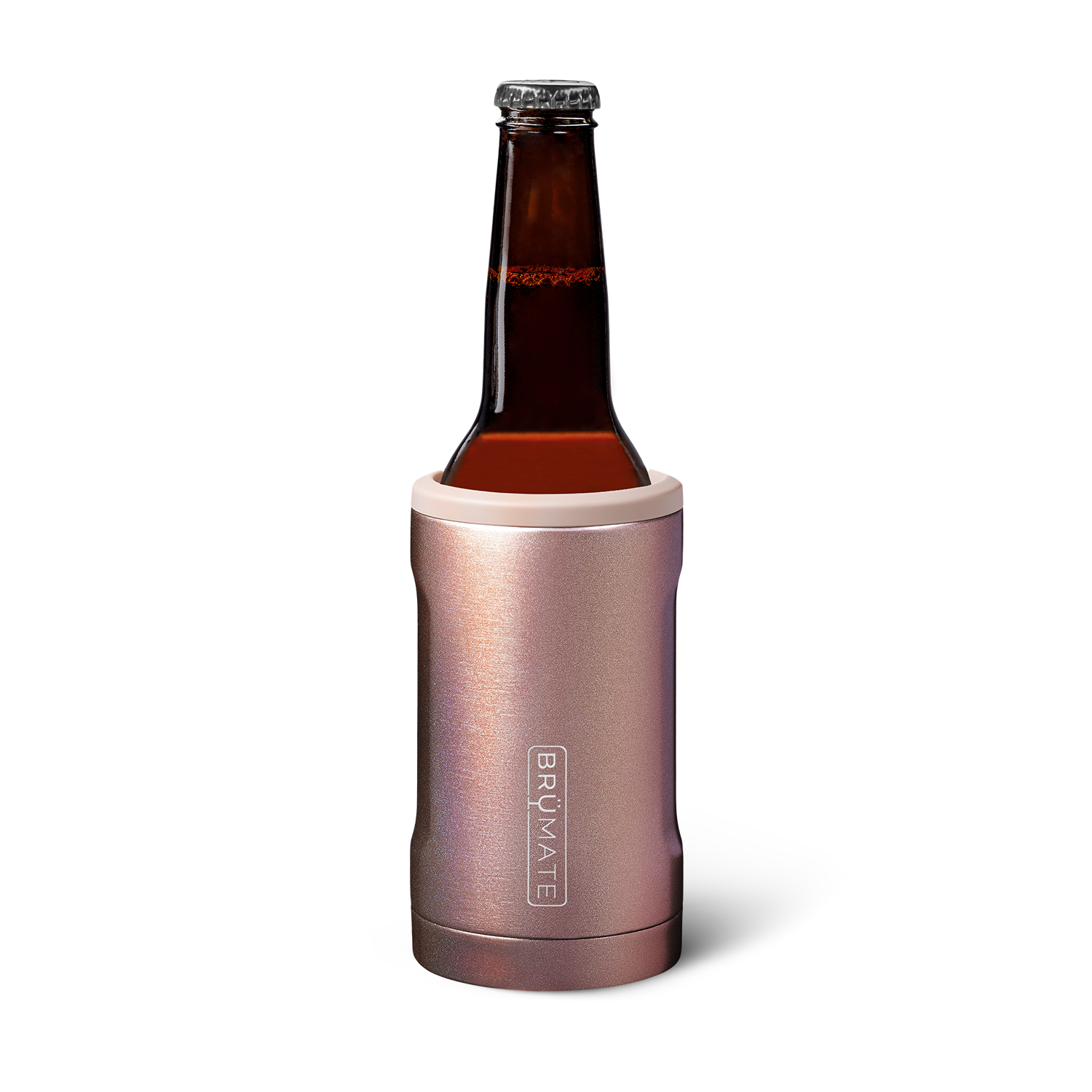 Hopsulator Bott'l | Glitter Rose Gold | 12oz Bottles - Family Ready